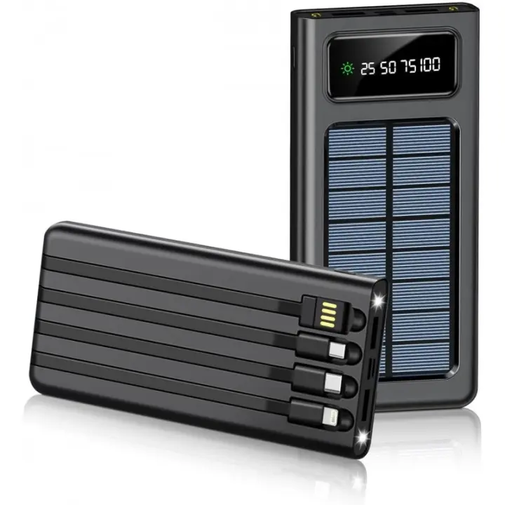 Bateria Externa Solar Universal 20000mah - 1