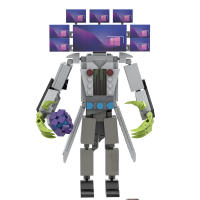 Skibidi Toilet Man Monitor Man Titan TV Bloques De Construcción Para Adultos Y Niños Material ABS Tamaño Grande Juguete Para Navidad Y Halloween - details 0