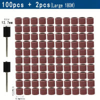 Kit De Enrosque De Arena 102 Piezas Con Mandril De 1/2 Y 1/4 Pulgada Grados 80/120/180 Herramientas De Abrazadera Para Taladro Rotatorio De Uñas - details 11