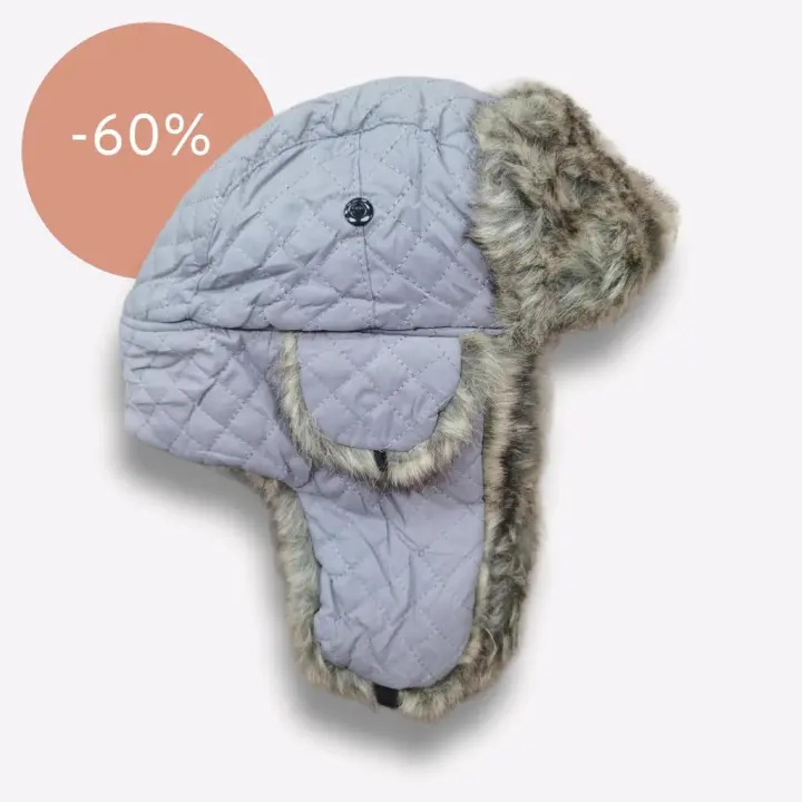 Gorro Unisex Invierno Trapper Aviator Trooper Oreja Cálido Ruso Esquí Sombrero Ushanka - 1