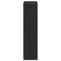 Armario vidaXL Negro Roble 80x50x200 cm Madera Elaborada - details 5