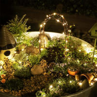 Luces Solares De Fairy Warm White Cadena De Luces Exterior Impermeable Con 8 Modos LED Twinkle Para Jardín Ceremonia Boda Árbol - details 2