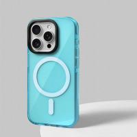 Funda De Silicona Transparente Para iPhone 16 pro Max 15 14 13 Con Airbag Magsafe Protección Antichoque Y Carga Inalámbrica Magnética - details 16