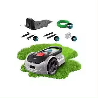 Cecotec 4477 Conga GrassHopper 300 Robot cortacésped con Motor Digital Brushless. Para superficies de hasta 300 m2. Tecnología Plug&Play. - 1