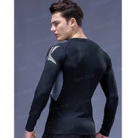 Camiseta De Entrenamiento Para Hombres De Color Sólido Con Mangas Cortas Secado Rápido Transpirable Rashguard De Gimnasio Deporte Fitness Jiu Jitsu MMA - details 20