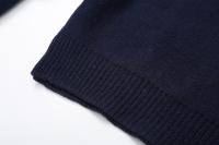 Suéter De Lana Mezclada Con Estola Estilo Perezoso Versátil Para Mujer Moda Otoño E Invierno Suéter De Punto Suelto Cuello Redondo Sin Cierre - details 4
