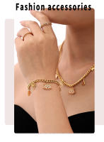 Encanto Zirconia Acero Inoxidable Pequeño Árbol Guante Alce Colgante Collar Gotas de Aceite Verde Elementos de Navidad - details 7