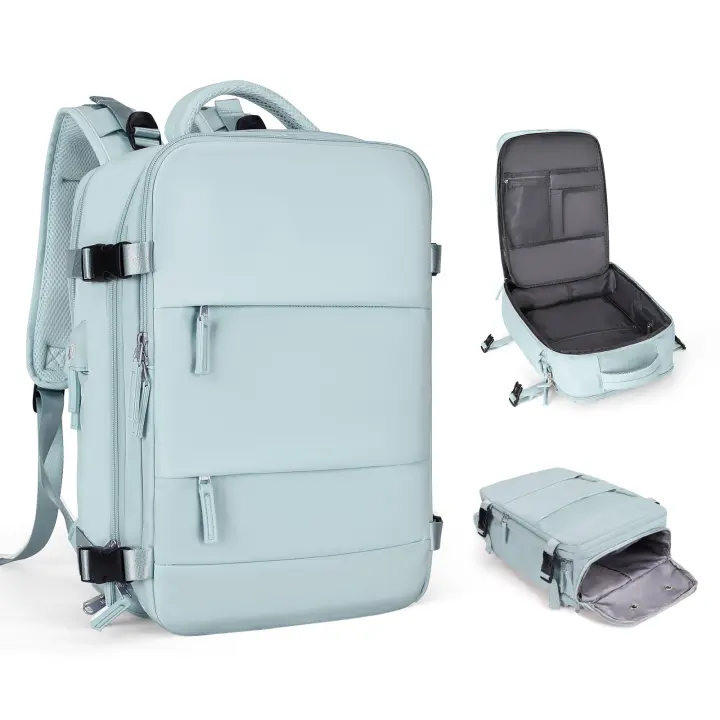 Mochila de viaje para mujer, mochila para portátil TSA aprobada por vuelo, bolsa de enfermera universitaria, informal, Weekender - 1