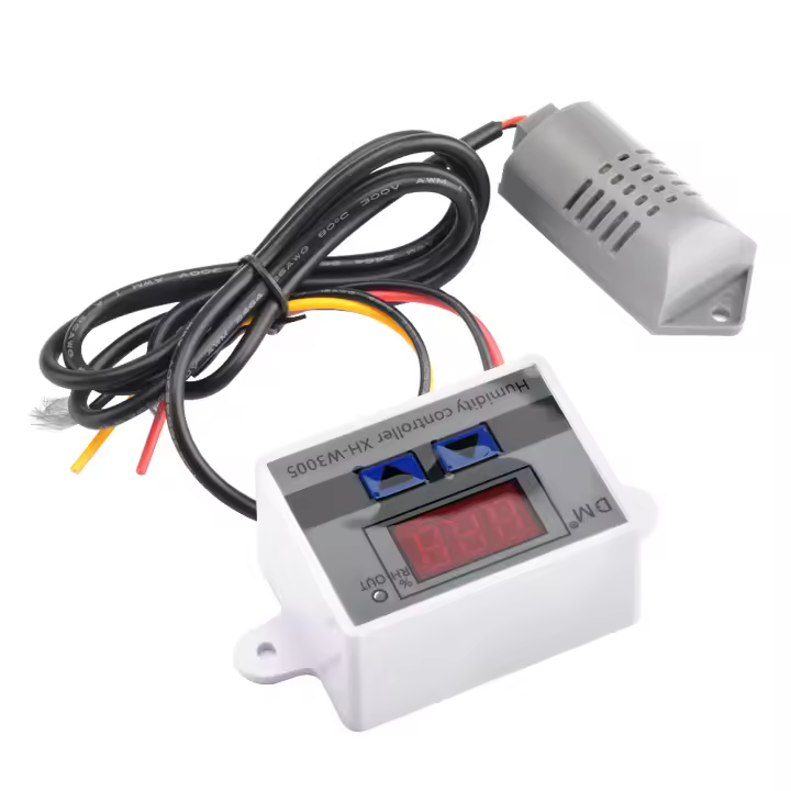 Controlador De Humedad Digital XH-W3005 12V 24V 220V Humidistat Hygrometer Regulador Con Sensor De Humedad Para Industrial - 1
