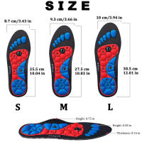 Nuevos Insoles De Terapia Magnética Con Masaje Magnetismo En El Pie Insoles De Acupresión Para Deportes Al Aire Libre Suaves Adecuados Para Un Amplio Rango De Forma De Zapato - details 2