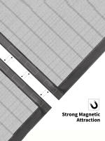Nueva Cortina De Puerta Magnética Sin Perforar Para El Verano Insecto Repelente Malla Ventilación Automática Cierre De Pestaña Para Ventanas Y Puertas Del Hogar - details 9