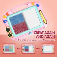Bloc de dibujo LCD para niños, tablero colorido de garabatos para de, regalos de cumpleaños para - details 2