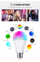Bombilla LED Inteligente Bluetooth 4.0 Tuya E27 15W Amperaje Dimmable RGB+CW+WW Cambio De Color Para Hogar Luz De Spot 85-265V - details 8