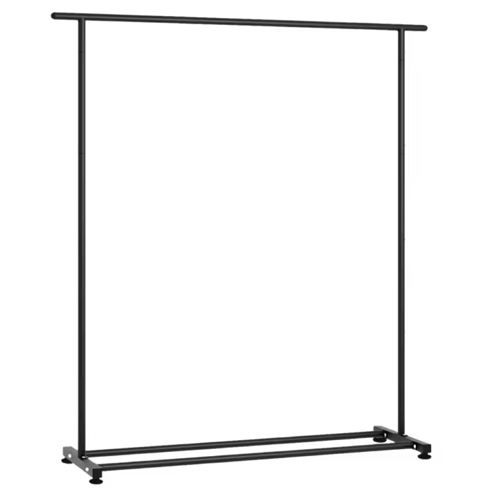 Edihome, Burro ropa resistente, perchero colgador de ropa, negro, para camisas, blusas, ropa - 1