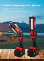 Lámpara De Trabajo LED Milwaukee 18V Compacta Plegable Para Viajes Y Camping Luz Exterior Rotativa Eléctrica Familiar Emergencia Farol De Inundación - details 0