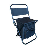Silla de pesca con bolsa refrigeradora, taburete de pesca compacto y plegable, verde - details 7