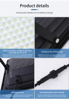 Luz de Inundación Solar LED Lámpara Solar Impermeable para Jardín y Calle - details 9