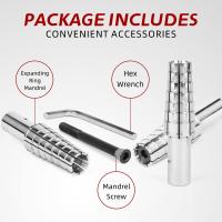 Yasumai Herramienta De Formado De Anillos De Acero Inoxidable Expansible Con Llave Hexagonal Para La Creación De Anillos Y Trabajos De Joyería - details 6