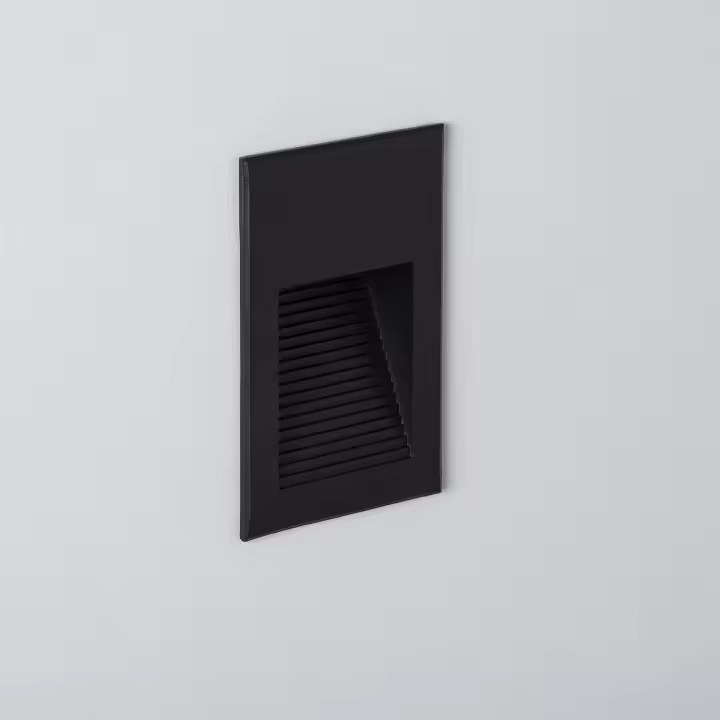 Baliza Exterior LED 5W Empotrable Pared Negro Goethe - 1
