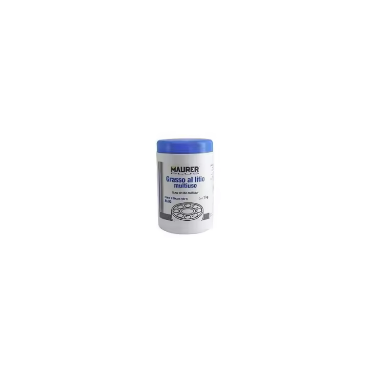 Maurer Grasa de Litio Tarrina 1 Kg - Resiste Altas Presiones - Evita Corrosión y Óxido - 1