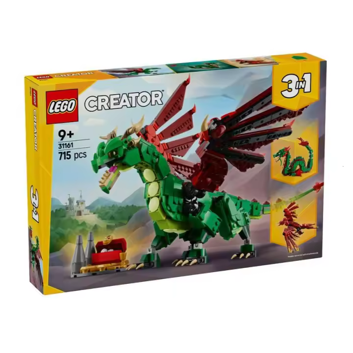 LEGO CREATOR 3 IN 1 DRAGON MEDIEVAL SET 31161 - 1