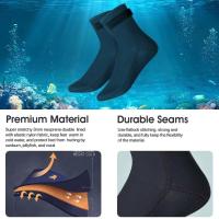 Calcetines De Buceo De Neopreno 3mm Para Hombres Y Mujeres Zapatos De Surf Secado Rápido Térmico Antideslizantes Botas De Natación Calientes Calcetines De Playa - details 5