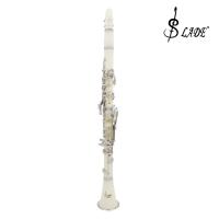Clarinetes SLADE Bb Blanco Profesionales Con 17 Teclas Madera Bakelite Instrumento De Viento Tenor Con Caja Y Accesorios - details 7