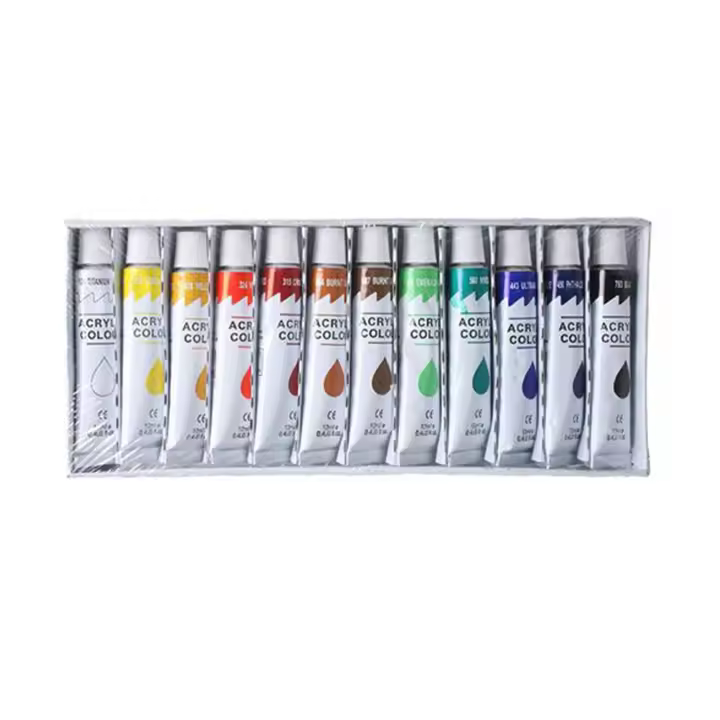 GREATOYAR 12 Colores Pintura Acrílica, Pintura Pigmento, Pintura a Mano, Profesional Dibujo - 1