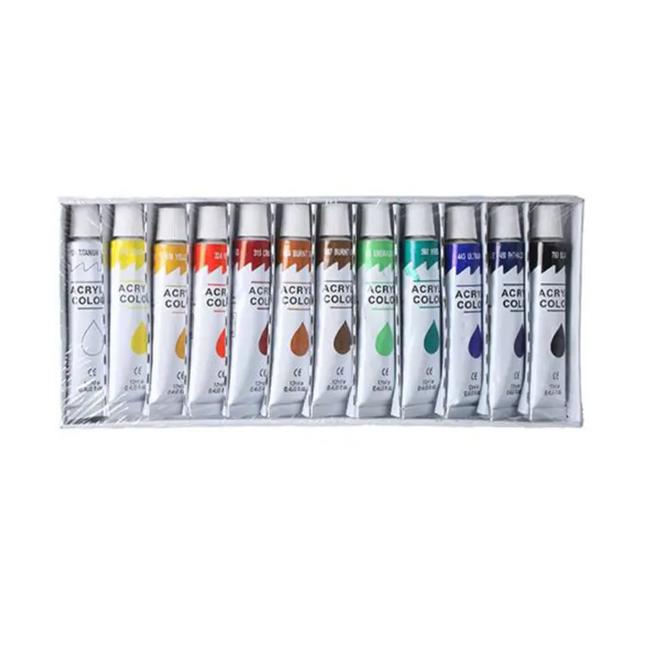GREATOYAR 12 Colores Pintura Acrílica, Pintura Pigmento, Pintura a Mano, Profesional Dibujo - 1