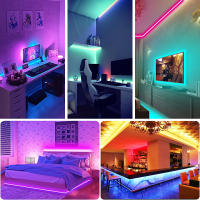 Tiras LED RGB Flexibles 10m 20m 30m Sin Fonía Para Decoración De Habitaciones Y TV Correa Luminosa Sincronizada Con Música - details 5