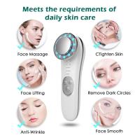 BIT Masajeador Facial 7 en 1 de Alta Frecuencia - Promueve Absorción Crema - Onda de Luz LED Azul/Roja - Levanta y Reafirma Arrugas - Herramientas Cuidado Piel - details 4