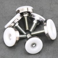 8Pcs Pie De Muebles De Acero Inoxidable Ajustable Con Base De Nylon Para Sofá Mesa Silla Armario Trabajar En Nivel - details 3