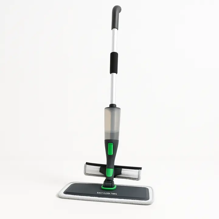 XSQUO useful Tech. Fregona rápida sin cubo de agua con accesorio especial para limpiar las ventanas, los espejos y otras superficies. Easy Clean Twin. - 1