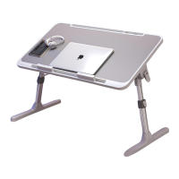 - Escritorio auxiliar pequeño, Mesa plegable, Organizador compacto, Ligero y resistente, Para ordenador portátil, leer libro - details 0