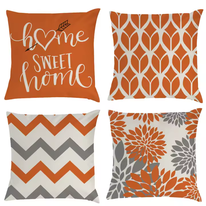 4piezas de fundas de almohada y adornos decorativos modernos. - 1