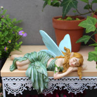 Estatua De Ángel Del Arte 1PC Decoración Para Jardín Soñado Regalo Perfecto Para San Valentín Material De Resina Tamaño Único - details 13