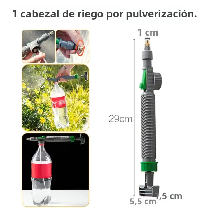 5L Rojito Eléctrico Recargable Automatización De Riego Jardinera Bomba De Agua Portátil Para Riego De Plantas Tipo Mochila - 1