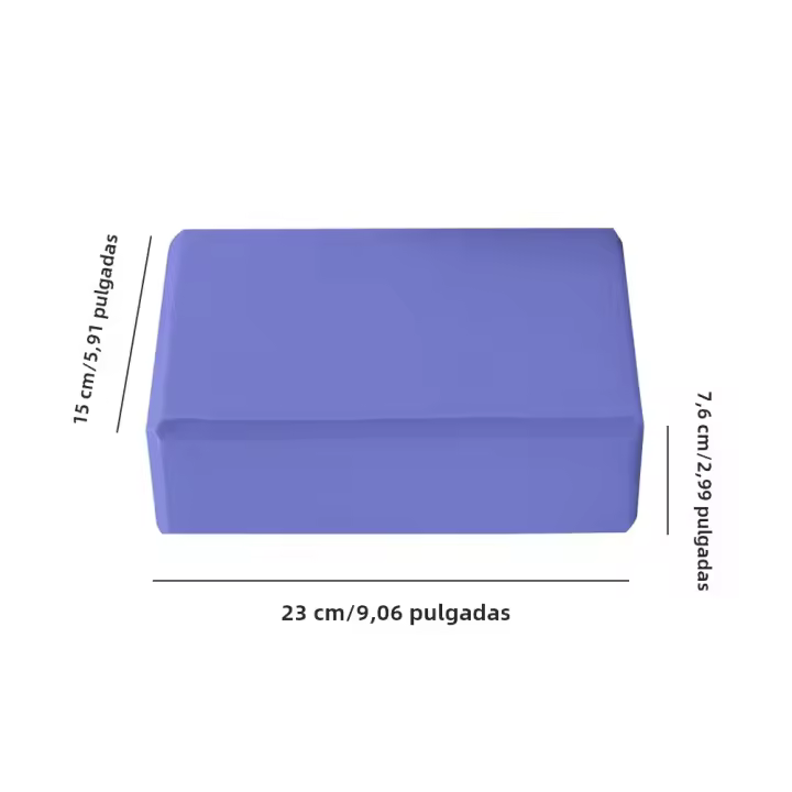 Bloque De Yoga EVA Coloreado Antideslizante Equipo De Gimnasia Y Fitness Para Estiramiento Y Forma Corporal Ejercicio Pilates Salud - 1