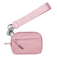 Monedero pequeño de nailon impermeable con llavero y tarjetero multifunción para mujer - details 3