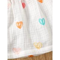 Conjunto De Ropa Para Bebé Niña Nueva 2 Piezas Vestido Sin Mangas Y Gorro Estampado De Amor Moda Verano Para Bebés Recién Nacidos De 0 a 9 Meses - details 7