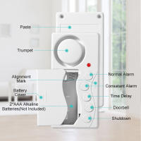 Alarma De Puerta De Congelador Con Retardo Ajustable De 3/15/30/60 Segundos Wireless Alarme De Puerta De Nevera Elecpow KS-SF11 - details 5
