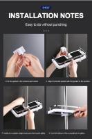 Soporte De Ducha Organizador De Baño Estante De Pared Sin Perforar Riega Cabeza De Ducha Tratamiento Capilar Soporte Para Shampoo - details 11