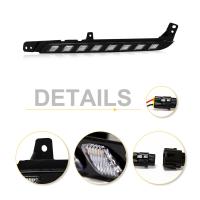 Set De Luces Diurnas LED Para Toyota Hilux Revo 2020-2021 Amarillo Y Blanco Faros Con Señal De Giro Accesorios De Coche 12V - details 5