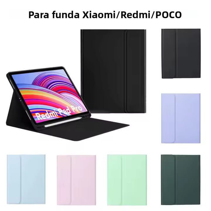 Funda Para Tableta Xiaomi Pad 5 6 7 pro 2024 11.2" Redmi Pad SE pro 12.1 11 8.7 Con Porta Y Protector Anti-Polvo Y Impermeable - 1