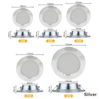 Spot De Techo Recubierto Redondo LED De Alta Brillo 220V 5W 9W 12W 15W 18W Para Comercio Y Habitación Interior Luz Bajo Techo Ajustable Sin Dimmer Material Aluminio - details 7
