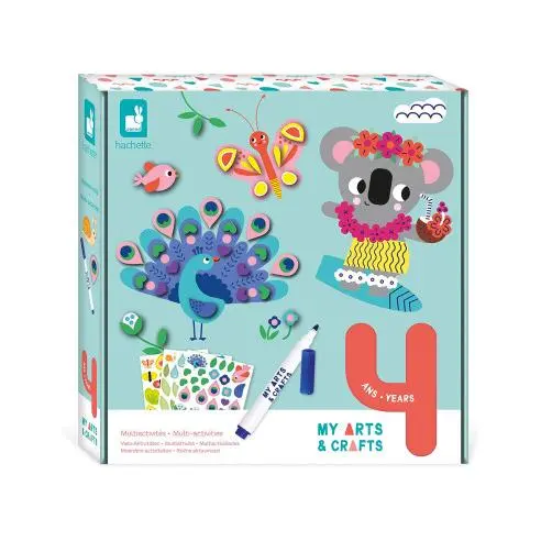 Estuche creativo Mosaicos y Pegatinas 4 años - Janod J07747 JU07747 JANOD - 1