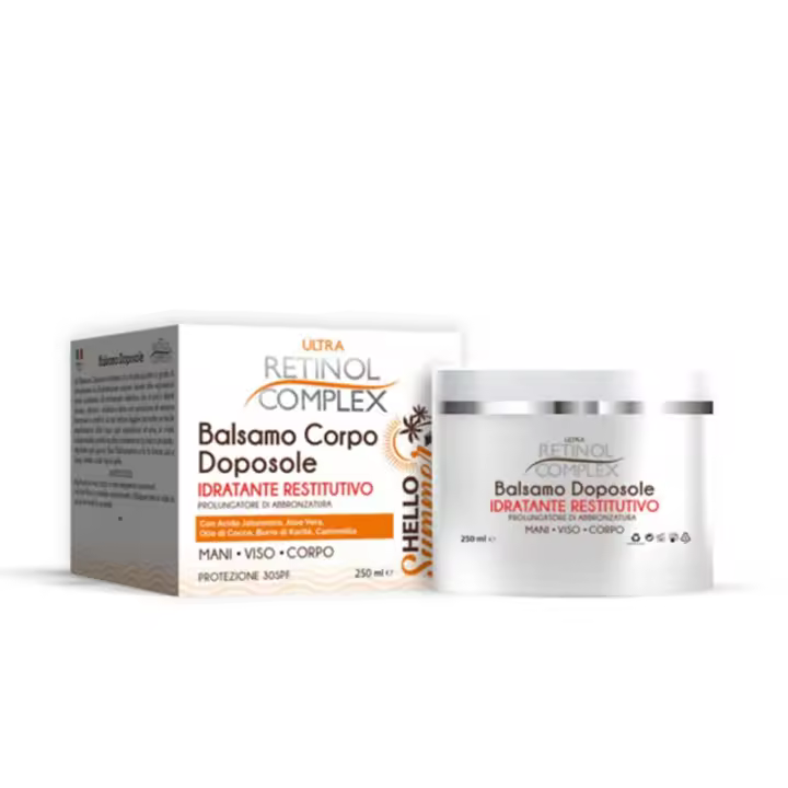 El Bronceado Hello Summer Ultra Retinol Complex Aftersun para Rostro, Cuerpo y Manos Hydratante with Ácido Hiálico Aloe Vera Prolonga - 1