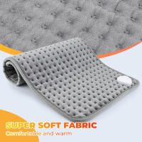 Almohadilla De Calor Eléctrico Para El Cuello Y Hombros Almohadilla De Compresión Caliente Para Alivio Del Dolor Lumbar Y Piernas Edredón De Terapia Física Para Invierno Tamaño Grande Material De Algodón Y ABS - details 6