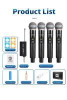 Sistema De Micrófono Inalámbrico G-MARK GLC440 4 Canales Para Karaoke Micrófono Fijo Para Fiestas En Casa Escenario Show De Altavoz - details 14