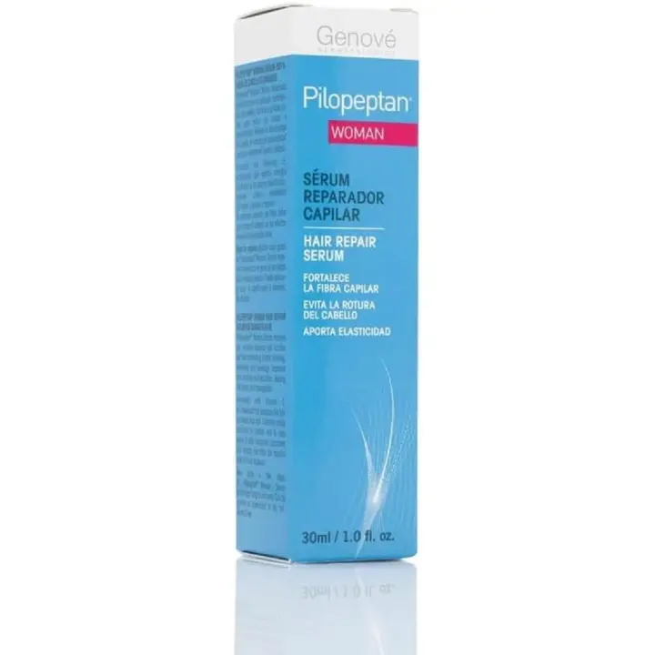 Sérum Reparador Capilar Pilopeptan Woman | Cabello Seco y Dañado | Brillo y Suavidad | Antiencrespamiento | 30 Ml - 1